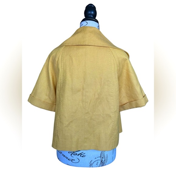 Classiques Entier gold yellow short structures jacket size small - Picture 3 of 11
